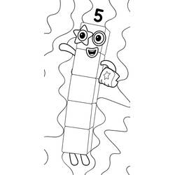 Dibujos para colorear: Bloques de Números - Dibujos para Colorear e Imprimir Gratis