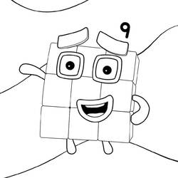 Dibujo para colorear: Bloques de Números (Aprendizaje y Educación) #186684 - Dibujos para Colorear e Imprimir Gratis