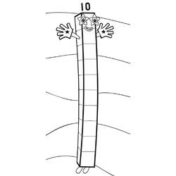 Dibujo para colorear: Bloques de Números (Aprendizaje y Educación) #186685 - Dibujos para Colorear e Imprimir Gratis