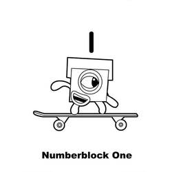 Dibujo para colorear: Bloques de Números (Aprendizaje y Educación) #186687 - Dibujos para Colorear e Imprimir Gratis