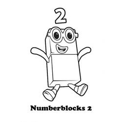 Dibujo para colorear: Bloques de Números (Aprendizaje y Educación) #186691 - Dibujos para Colorear e Imprimir Gratis