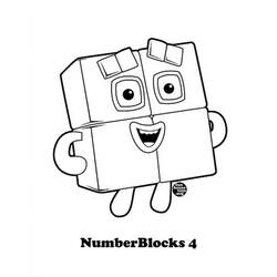 Dibujo para colorear: Bloques de Números (Aprendizaje y Educación) #186693 - Dibujos para Colorear e Imprimir Gratis