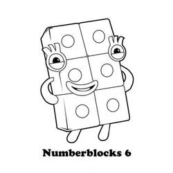 Dibujo para colorear: Bloques de Números (Aprendizaje y Educación) #186695 - Dibujos para Colorear e Imprimir Gratis