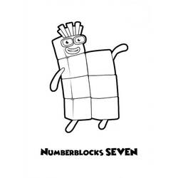 Dibujo para colorear: Bloques de Números (Aprendizaje y Educación) #186696 - Dibujos para Colorear e Imprimir Gratis