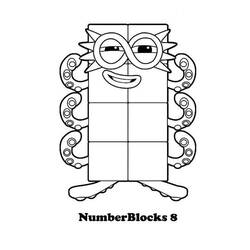 Dibujo para colorear: Bloques de Números (Aprendizaje y Educación) #186697 - Dibujos para Colorear e Imprimir Gratis