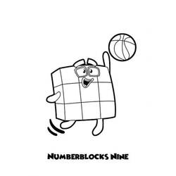 Dibujo para colorear: Bloques de Números (Aprendizaje y Educación) #186698 - Dibujos para Colorear e Imprimir Gratis