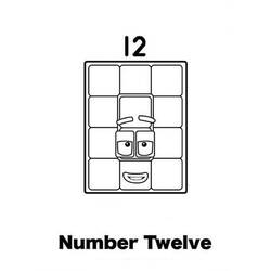 Dibujo para colorear: Bloques de Números (Aprendizaje y Educación) #186701 - Dibujos para Colorear e Imprimir Gratis