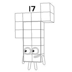 Dibujo para colorear: Bloques de Números (Aprendizaje y Educación) #186704 - Dibujos para Colorear e Imprimir Gratis