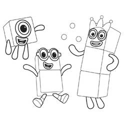 Dibujo para colorear: Bloques de Números (Aprendizaje y Educación) #186706 - Dibujos para Colorear e Imprimir Gratis