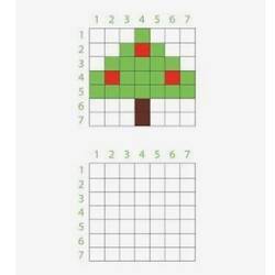 Dibujo para colorear: Cuadrícula (Aprendizaje y Educación) #180957 - Dibujos para Colorear e Imprimir Gratis