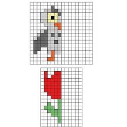 Dibujo para colorear: Cuadrícula (Aprendizaje y Educación) #180958 - Dibujos para Colorear e Imprimir Gratis
