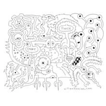 Dibujo para colorear: Laberintos (Aprendizaje y Educación) #126640 - Dibujos para Colorear e Imprimir Gratis