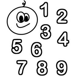 Dibujo para colorear: Número (Aprendizaje y Educación) #192708 - Dibujos para Colorear e Imprimir Gratis