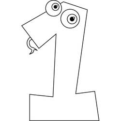 Dibujo para colorear: Número (Aprendizaje y Educación) #192711 - Dibujos para Colorear e Imprimir Gratis