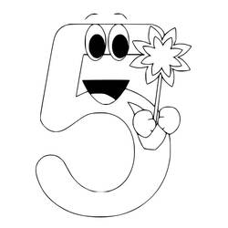 Dibujo para colorear: Número (Aprendizaje y Educación) #192729 - Dibujos para Colorear e Imprimir Gratis