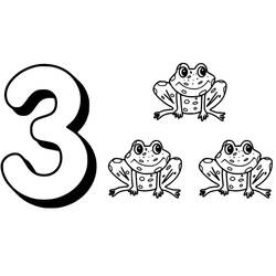 Dibujo Número 3 (Aprendizaje y Educación) #221337 para imprimir y colorear