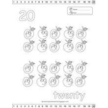 Dibujo para colorear: Números (Aprendizaje y Educación) #125330 - Dibujos para Colorear e Imprimir Gratis