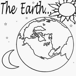 Dibujo para colorear: Planeta (Sistema Solar) (Aprendizaje y Educación) #157623 - Dibujos para Colorear e Imprimir Gratis