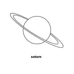 Dibujo para colorear: Planeta (Sistema Solar) (Aprendizaje y Educación) #157628 - Dibujos para Colorear e Imprimir Gratis
