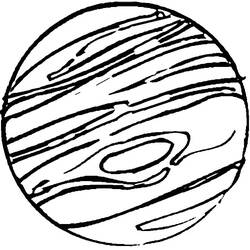 Dibujo para colorear: Planeta (Sistema Solar) (Aprendizaje y Educación) #157653 - Dibujos para Colorear e Imprimir Gratis