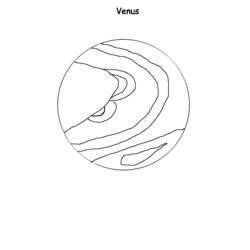 Dibujo para colorear: Planeta (Sistema Solar) (Aprendizaje y Educación) #157660 - Dibujos para Colorear e Imprimir Gratis