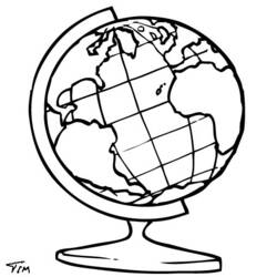Dibujo para colorear: Planeta (Sistema Solar) (Aprendizaje y Educación) #157676 - Dibujos para Colorear e Imprimir Gratis