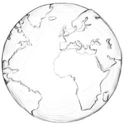 Dibujo para colorear: Planeta (Sistema Solar) (Aprendizaje y Educación) #157716 - Dibujos para Colorear e Imprimir Gratis