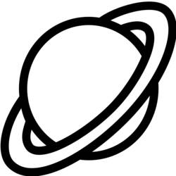 Dibujo para colorear: Planeta (Sistema Solar) (Aprendizaje y Educación) #157767 - Dibujos para Colorear e Imprimir Gratis