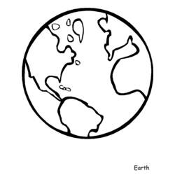 Dibujo para colorear: Planeta (Sistema Solar) (Aprendizaje y Educación) #157784 - Dibujos para Colorear e Imprimir Gratis