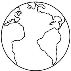 Dibujo para colorear: Planeta (Sistema Solar) (Aprendizaje y Educación) #157801 - Dibujos para Colorear e Imprimir Gratis