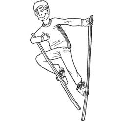 Dibujo para colorear: Acróbata (Carreras y Profesiones) #87259 - Dibujos para Colorear e Imprimir Gratis