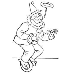 Dibujo para colorear: Acróbata (Carreras y Profesiones) #87262 - Dibujos para Colorear e Imprimir Gratis