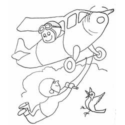 Dibujo para colorear: Acróbata (Carreras y Profesiones) #87273 - Dibujos para Colorear e Imprimir Gratis