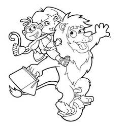 Dibujo para colorear: Acróbata (Carreras y Profesiones) #87285 - Dibujos para Colorear e Imprimir Gratis