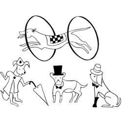 Dibujo para colorear: Acróbata (Carreras y Profesiones) #87313 - Dibujos para Colorear e Imprimir Gratis