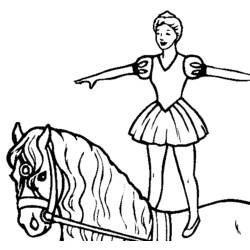 Dibujo para colorear: Acróbata (Carreras y Profesiones) #87478 - Dibujos para Colorear e Imprimir Gratis