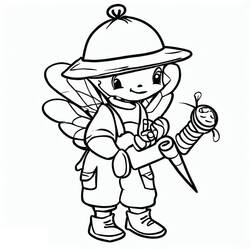 Dibujo para colorear: Apicultor (Carreras y Profesiones) #189940 - Dibujos para Colorear e Imprimir Gratis