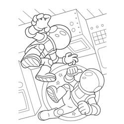 Dibujo para colorear: Astronauta (Carreras y Profesiones) #184416 - Dibujos para Colorear e Imprimir Gratis