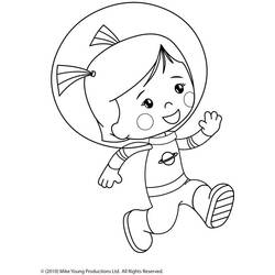 Dibujo para colorear: Astronauta (Carreras y Profesiones) #87593 - Dibujos para Colorear e Imprimir Gratis