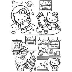Dibujo para colorear: Astronauta (Carreras y Profesiones) #87629 - Dibujos para Colorear e Imprimir Gratis