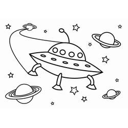 Dibujo para colorear: Astronauta (Carreras y Profesiones) #87637 - Dibujos para Colorear e Imprimir Gratis