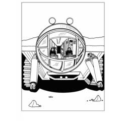 Dibujo para colorear: Astronauta (Carreras y Profesiones) #87645 - Dibujos para Colorear e Imprimir Gratis