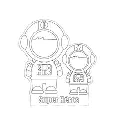 Dibujo para colorear: Astronauta (Carreras y Profesiones) #87647 - Dibujos para Colorear e Imprimir Gratis