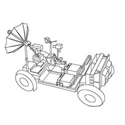 Dibujo para colorear: Astronauta (Carreras y Profesiones) #87651 - Dibujos para Colorear e Imprimir Gratis