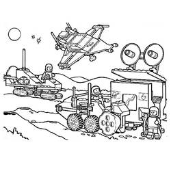 Dibujo para colorear: Astronauta (Carreras y Profesiones) #87677 - Dibujos para Colorear e Imprimir Gratis