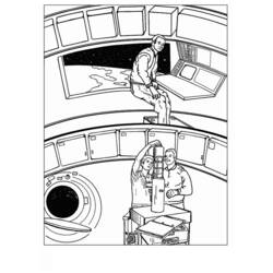 Dibujo para colorear: Astronauta (Carreras y Profesiones) #87682 - Dibujos para Colorear e Imprimir Gratis