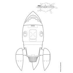 Dibujo para colorear: Astronauta (Carreras y Profesiones) #87697 - Dibujos para Colorear e Imprimir Gratis