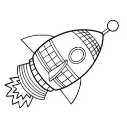 Dibujo para colorear: Astronauta (Carreras y Profesiones) #87871 - Dibujos para Colorear e Imprimir Gratis