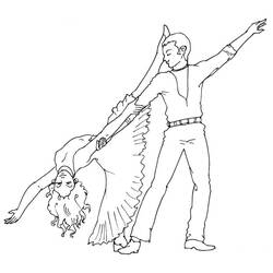 Dibujo Bailarín (Carreras y Profesiones) #179166 para imprimir y colorear