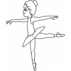Dibujo Bailarín (Carreras y Profesiones) #179174 para imprimir y colorear